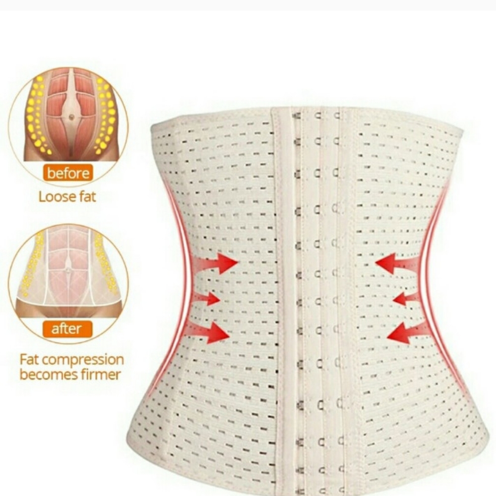 1pcs 4 steel boning waist trainer